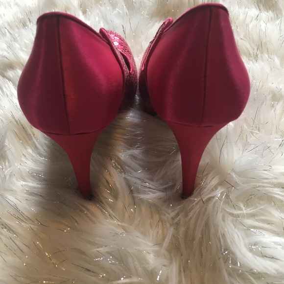 Bebe Nicole Barbie Pink Heels Size 7 - Picture 3 of 8